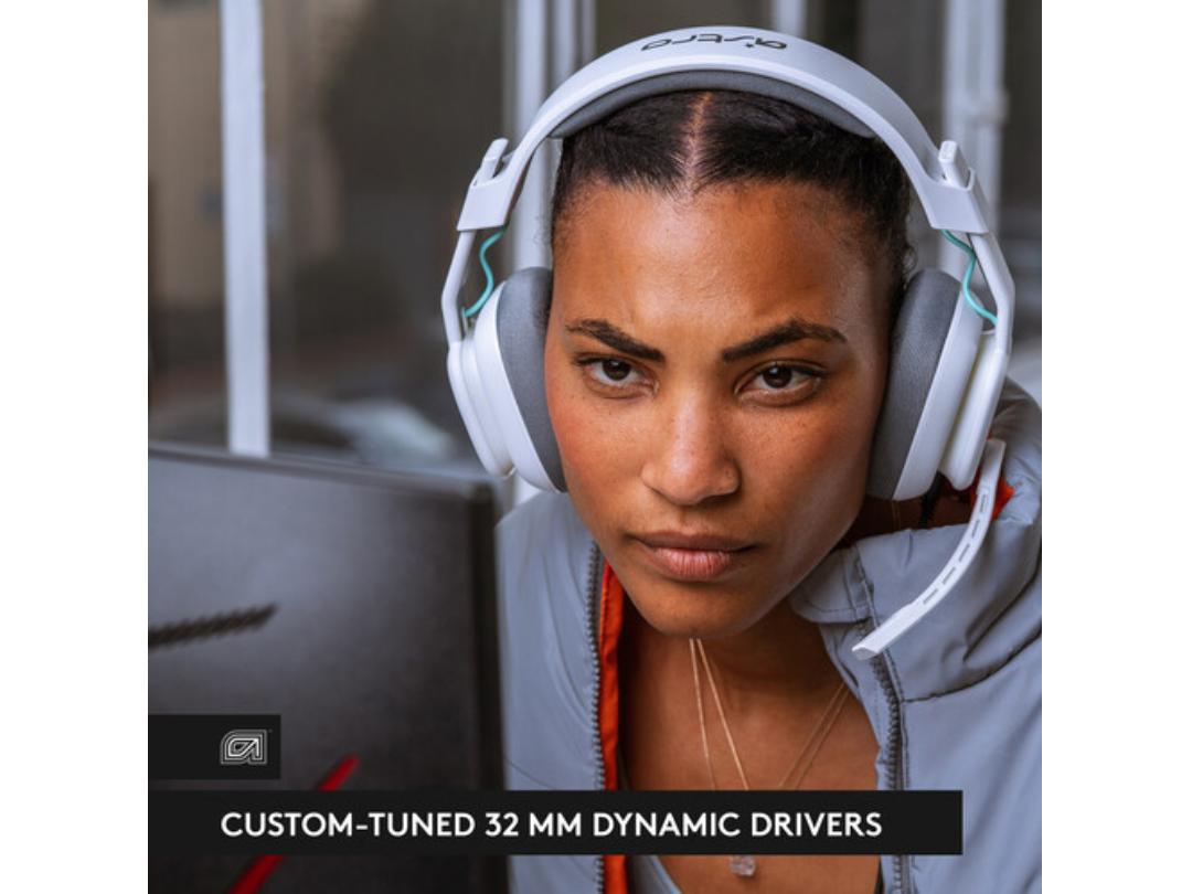 Logitech Astro A10 Gen 2 PlayStation Challenger Wired Gaming Headset, Detachable 3.5mm Cable, White | 939-002062 Logitech Astro A10 Gen 2 PlayStation Challenger Wired Gaming Headset, Detachable 3.5mm Cable, White | 939-002062
